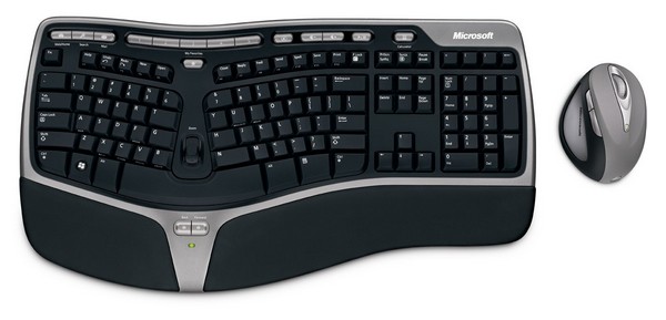 Ergonomic Wireless Keyboard Mouse Combo