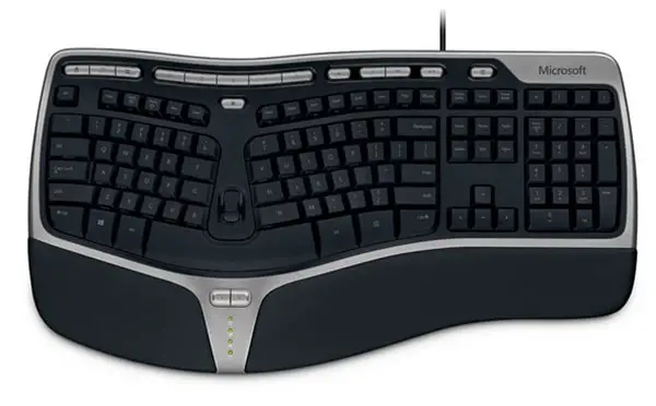 Ergonomic Keyboard With Touchpad