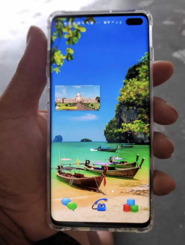samsung galaxy s10 front phone
